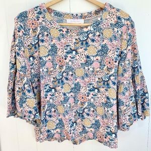 See by Chloe Floral Rainbow Top